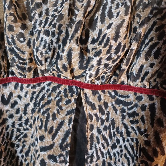 DELICATES Cheetah Print Babydoll Slip_Size Medium - Picture 4 of 7